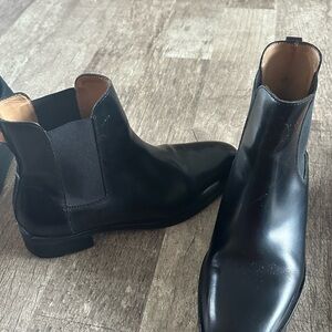 COS Black Leather Chelsea Boots